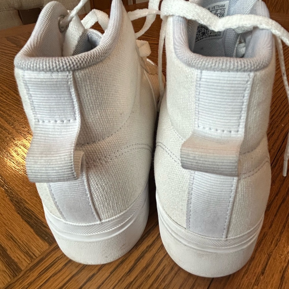 Adidas Bravada 2.0 White Platform Canvas Sneakers Size 6 - Picture 8 of 8